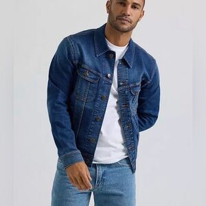 Lee Extreme Rider Jacket Performance Stretch Men Large Dark Blue Large